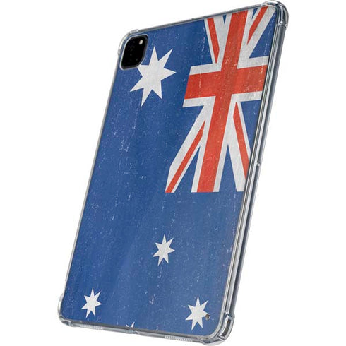 Australia Flag Distressed iPad Pro 11in (2024) Clear Case